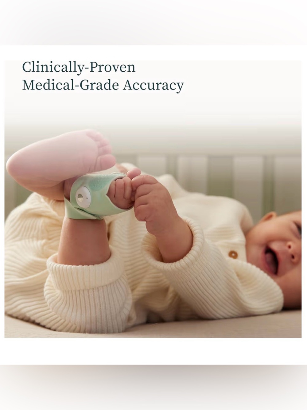 Owlet Dream Duo (Gen 2) Smart Baby Monitor HD Video Camera + Wearable Sock, Mint - Picture 5 of 14